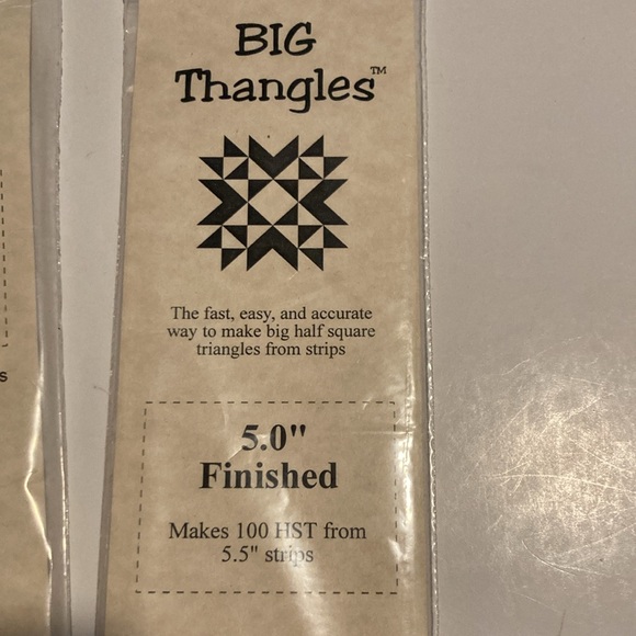 Thangles bundles plus quilting project pattenrs, half inch square triangles new - Picture 7 of 10